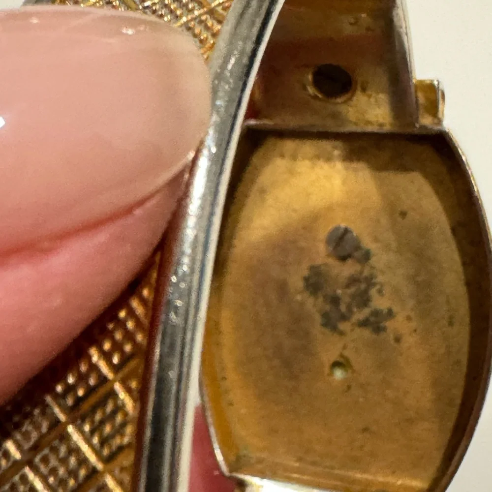 Vintage 1930s Fabon Fse Paris 725 Deposé, Art Deco Bengel Bracelet.